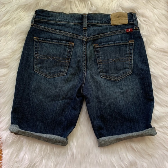 EUC Lucky Brand “The Bermuda” Denim Shorts - Picture 4 of 4